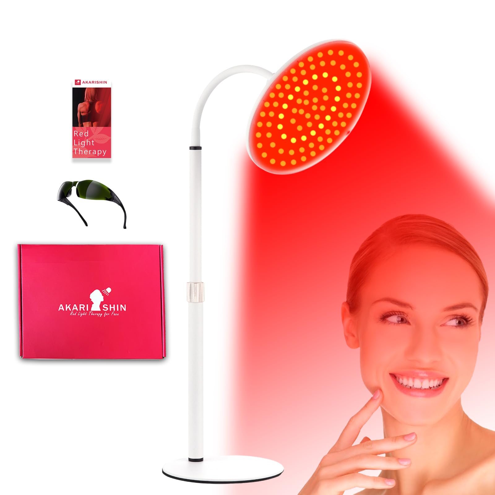 Amazon.com: Arikashin Red Light Therapy Lamp for Face- Facial and